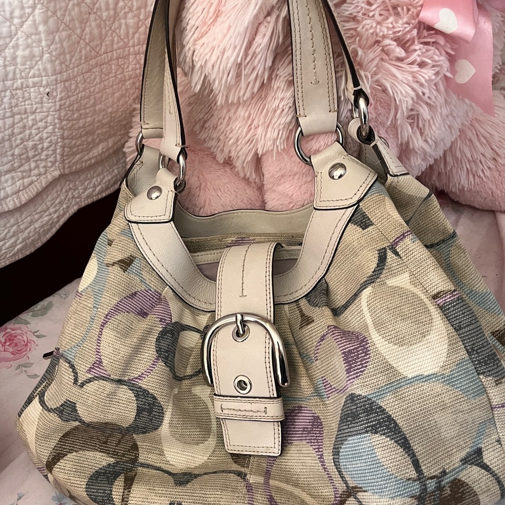 Coach Beige and Brown Women's Bag - Picture 12 of 12